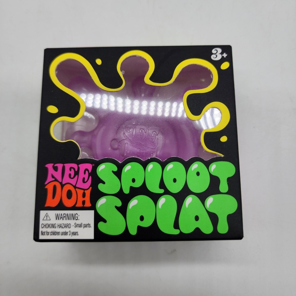 Schylling NeeDoh Sploot Splat Purple Squishy Sensory Fidget Stress Toy